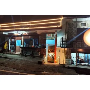 front view of Hotel Yamuna View in Barkot on Yamnotri marg