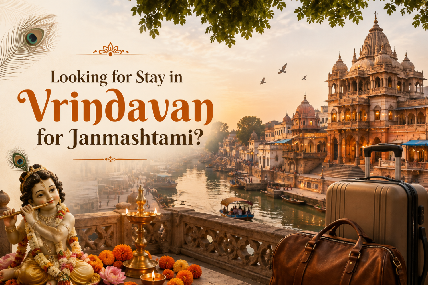 Finding Stay in Vrindavan For Janmashtami 2026?